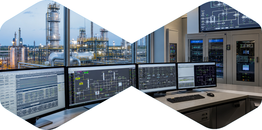 Automation and digital control systems for oil and gas facilities